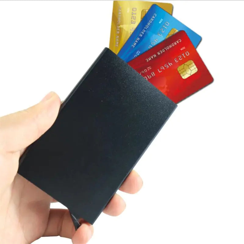 Metallic Automatic Card Holder